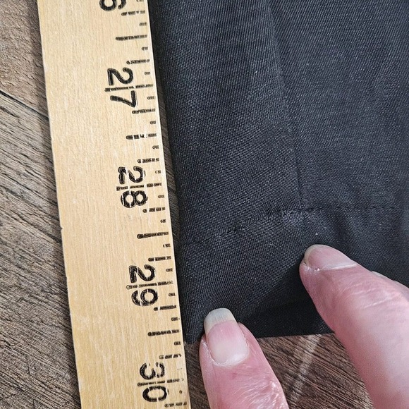 Silk Lore by Beth Terrell Black Tapered Leg Trousers Pants 6 Career Silk Dressy - Picture 13 of 13